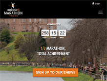 Tablet Screenshot of invernesshalfmarathon.co.uk